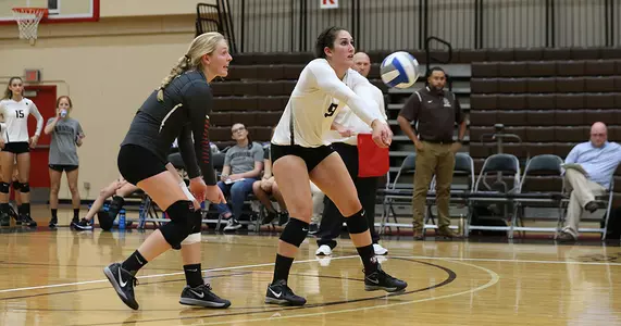 Volleyball Finishes New York Swing with 3-0 Setback at Columbia Image