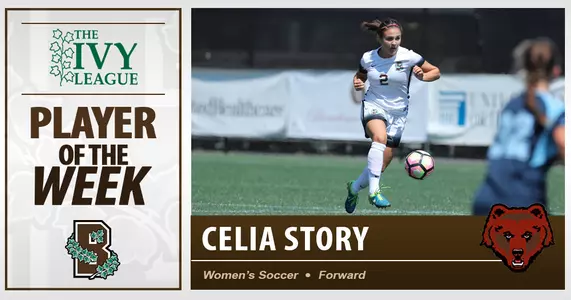 Women's Soccer's Story Earns Ivy League Player of the Week Image