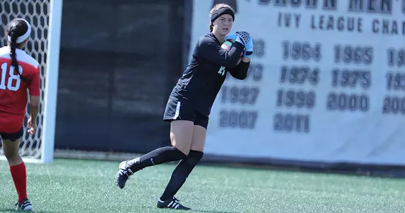 Etzel Makes Career-High 14 Saves, Women's Soccer Draws with Harvard, 1-1 Image