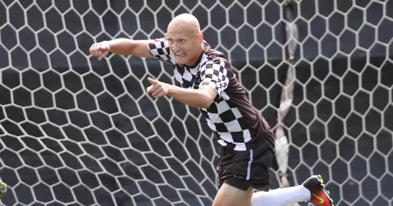 Long Scores Twice in Men's Soccer's Loss to No. 3 Clemson, 3-2 Image