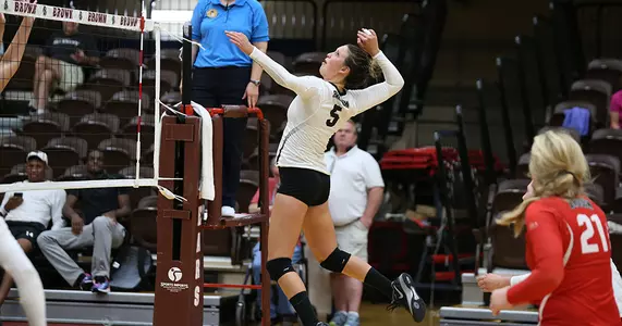 Volleyball's Rally Comes Up Short in 3-1 Setback at Yale Image