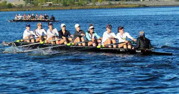 Women's Crew Wins Club Eight at Head of Charles for Third Straight Year Image