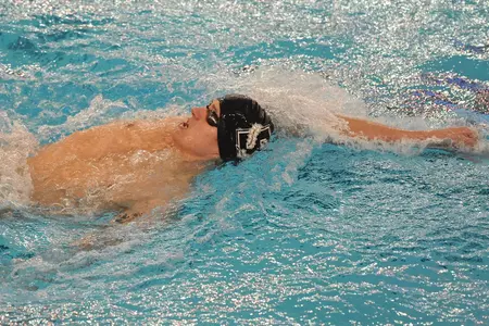 Men's Swimming & Diving Defeats Bryant and MIT Image