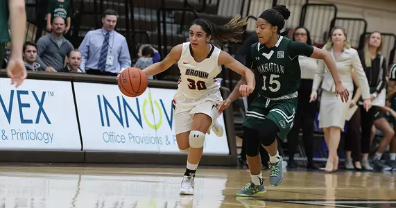 Mehta, Steeves Power Women's Basketball Past Binghamton, 83-72 Image