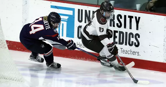 Women's Hockey Closes Out First Half of Season with Non-Conference Game Against Merrimack on Tuesday Image