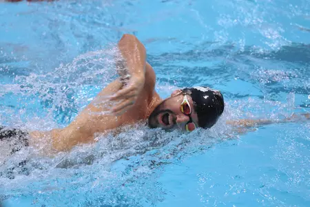 Men's Swimming & Diving Remains in First After Day Two of Bruno Invitational Image