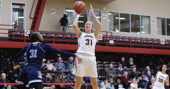 Steeves, Mehta Pace Women's Hoops Past URI in Ocean State Tip-Off, 76-65 Image