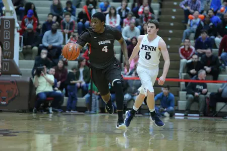 Harvard's Second Half Surge Holds Off Brown, 79-73 Image