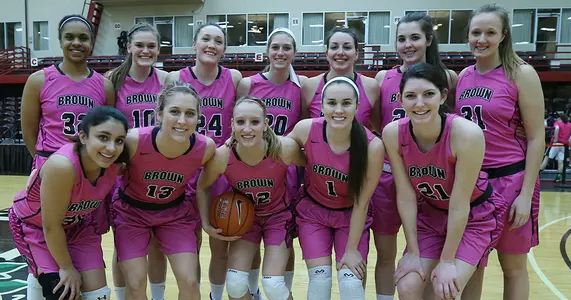 Women's Hoops' Comeback Falls Short vs. Harvard on Think Pink Night, 87-79 Image