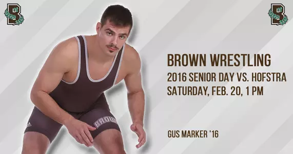 Wrestling Hosts Hofstra for Senior Day, Regular Season Finale Saturday Image