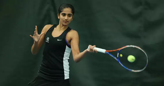 No. 57 Women's Tennis Defeats URI, Providence and Bryant Image