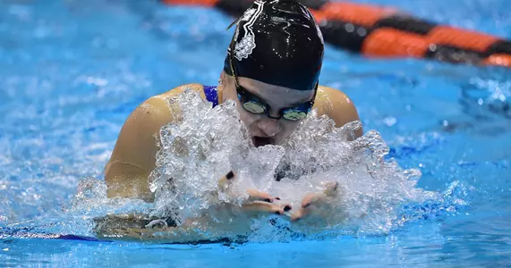 Donahue Captures Second Individual Crown as Women's Swimming & Diving Finishes Fifth at Ivy Championships Image