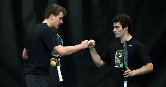 Men's Tennis Takes Down Bryant and Boston College Image