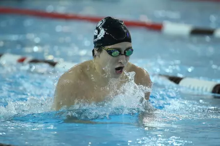 Men's Swimming & Diving Concludes First Day of Ivy Championships, Breaking Two School Records Image