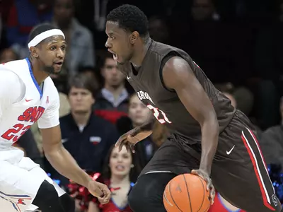 Kuakumensah's Double-Double, Overtime Dunk, Leads Brown Past Dartmouth, 84-83 Image