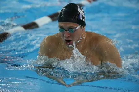 Three Records Fall for Bears in Second Day of Men's Swimming & Diving Ivy Championships Image