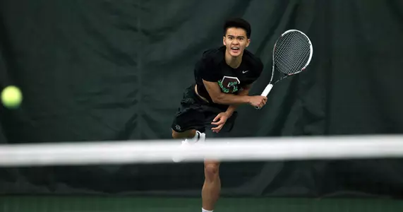 Men's Tennis Edged 4-3 at Elon Image