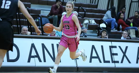 Women's Hoops Falls to Dartmouth, 60-56, Despite 20 from Alexander Image
