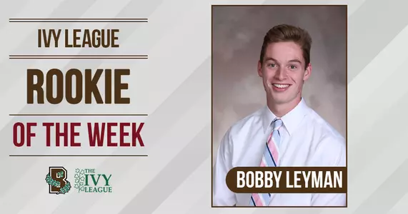 Leyman Named Ivy Baseball Rookie of the Week Image