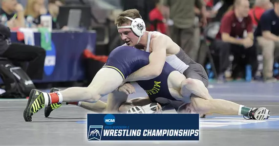 Wrestling's Staudenmayer Advances to Friday at NCAA Championships Image