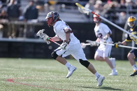 #5 Brown Holds Off #14 Harvard Behind Bellistri's Three Goals Image