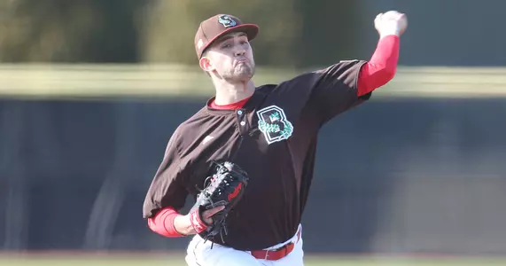 French Powers Baseball to Game One Shutout; Bears Split DH at Holy Cross Image