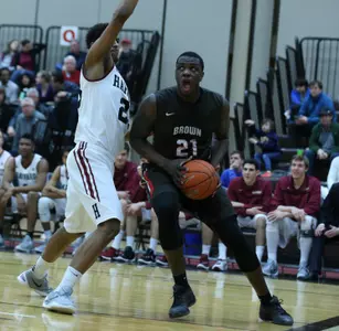 Kuakumensah Posts Double-Double, But Bears Fall to Cornell, 75-71, In Season's Final Game Image