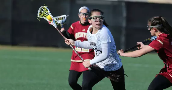 Women's Lacrosse Captures Ocean State Cup with 11-10 Win at Bryant Image