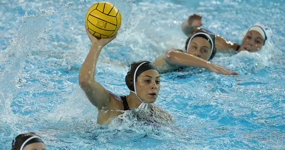 Rosas Scores Four, Women's Water Polo Drops 9-8 Decision to No. 18 Harvard Image