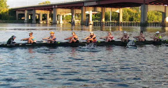 No. 1 Women's Crew Wins All Five Races at No. 17 Radcliffe with Dartmouth Image