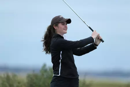 Flynn Makes Hole-In-One; Brown Sixth On Day One Of Ivy Women's Golf Championship Image