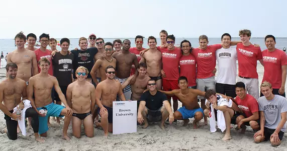Men's and Women's Swimming & Diving Takes Part in Swim Across America Image