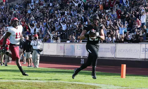 Brown Football Drops 32-22 Decision to No. 19 Harvard in Ivy League Opener Image