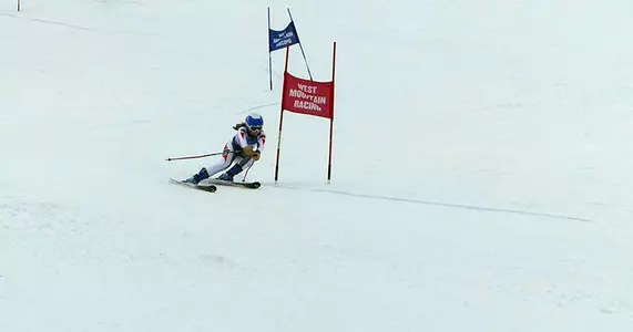 Skiing Wins Slalom, Finishes Fourth in Giant Slalom at UConn Carnival Image