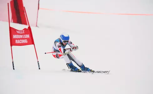 Skiing Places First in Giant Slalom at Castleton Carnival Image