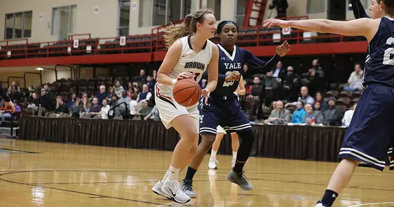 Women's Basketball Falls at Yale in Series Split, 73-51 Image