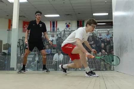 #19 Men's Squash Posts Wins Over Virginia, #24 Bowdoin, But Falls to #18 Middlebury Image
