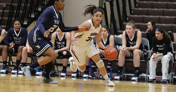 Mehta Tallies Double-Double, Women's Basketball Falls at Harvard, 69-59 Image