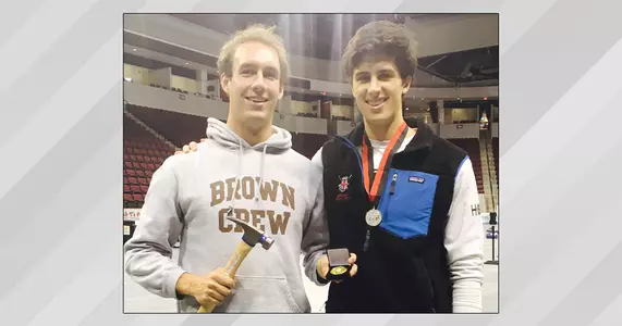 Men's Crew's Bitler Wins Gold at CRASH-B Indoor Rowing Championship Image