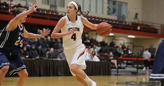 Gaziano's 27 Points Propel Women's Basketball Past Cornell, 72-67 Image