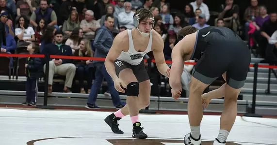 Wrestling Beats Penn, 18-16, Falls to Princeton, 32-6, in Ivy Road Trip Image