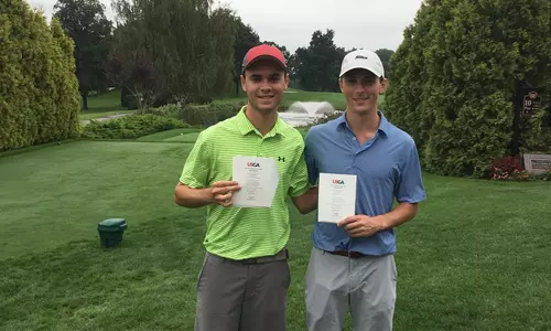 Chuck Isgar and Drew Powell