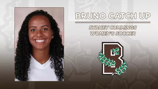 Sydney Cummings headshot for women's soccer. Bruno Catch Up.
