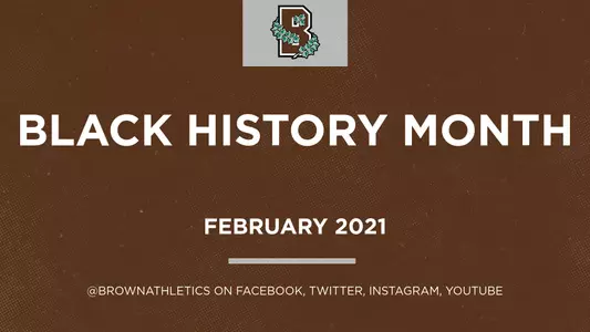 Text of words 'Black History Month' for a graphic previewing the month's content