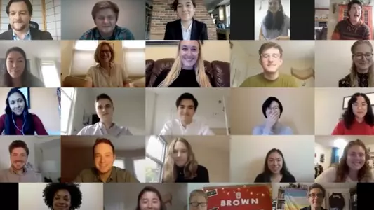 Screenshot of the 2020-21 Fulbright Scholarship award winners