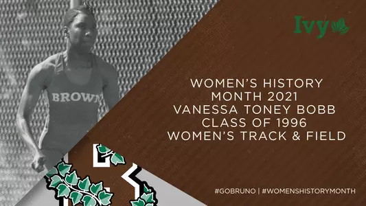 Photo of Vanessa Toney Bobb alongside Women's History Month graphic