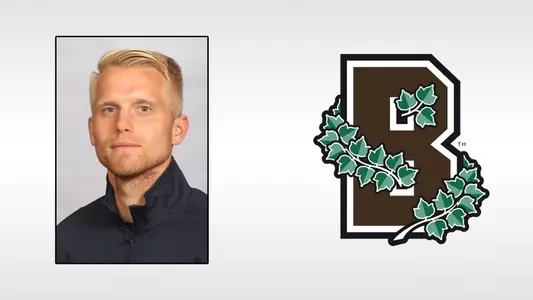 Andy Parker headshot alongside Brown logo