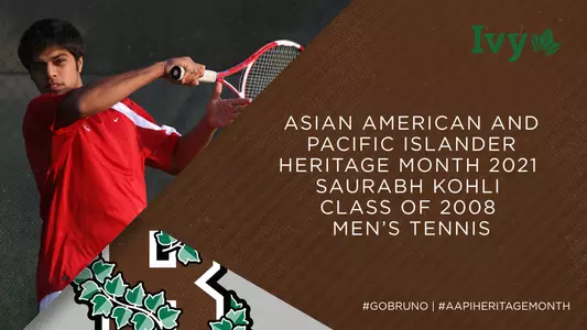 Photo of Saurabh Kohli alongside Asian American and Pacific Islander Heritage Month graphic