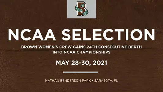 Women's crew gains selection to 2021 NCAA Championships