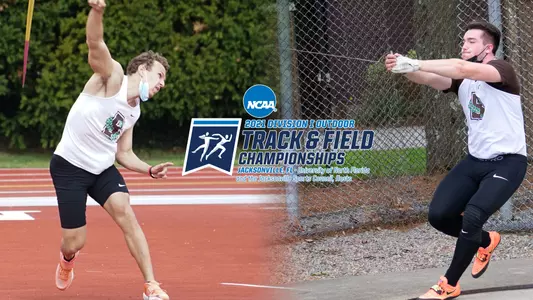 Actions shots of Kegan Schroeter and Kevin Fairchild for NCAA East Regionals